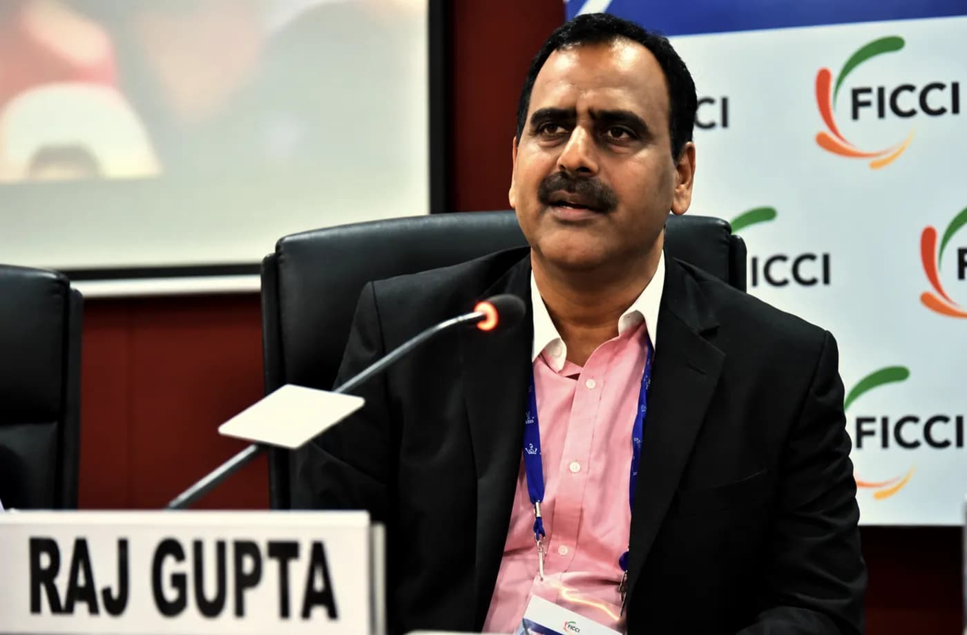 Raj Gupta speaking at a FICCI session